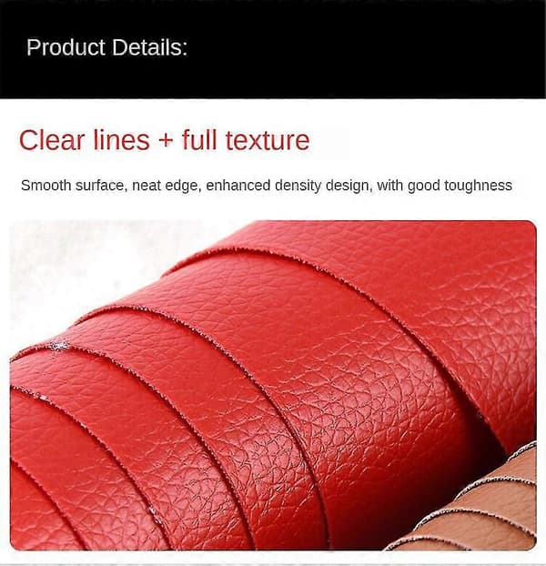 Selvklæbende læderlap til reparation sort 10X20 sort black 10X20