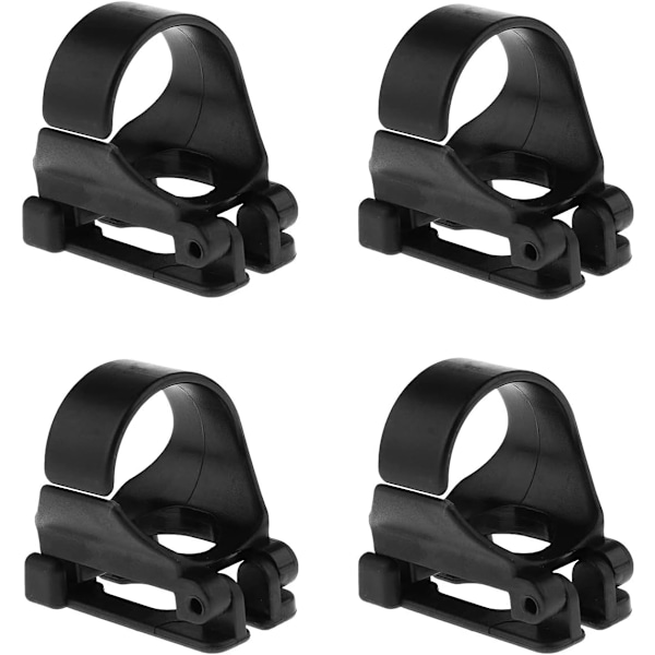 4 kpl yleismallisia muovisia snorkkelikiinnikkeitä, 25 mm, sukellukseen ja snorklaukseen