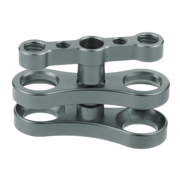 1/2/3 Aluminium Standard 1 Kuleklemme for Undervannsdykking rød 7,01 x 4,50 cm [GKS] red 2.76 x 1.77 Inch 1Set