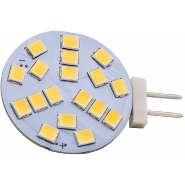 6 pyöreää lämminvalkoista G4 LED-lamppua, korvaa [GKS]