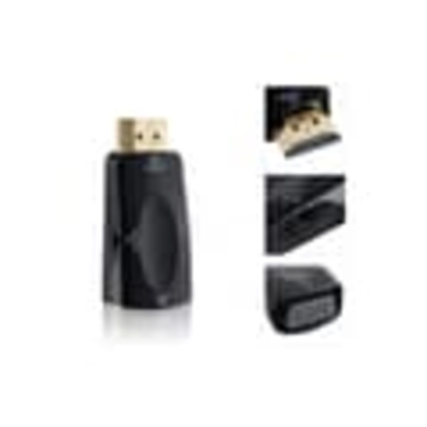 HDMI till VGA Adapter med Ljudingång - Mini