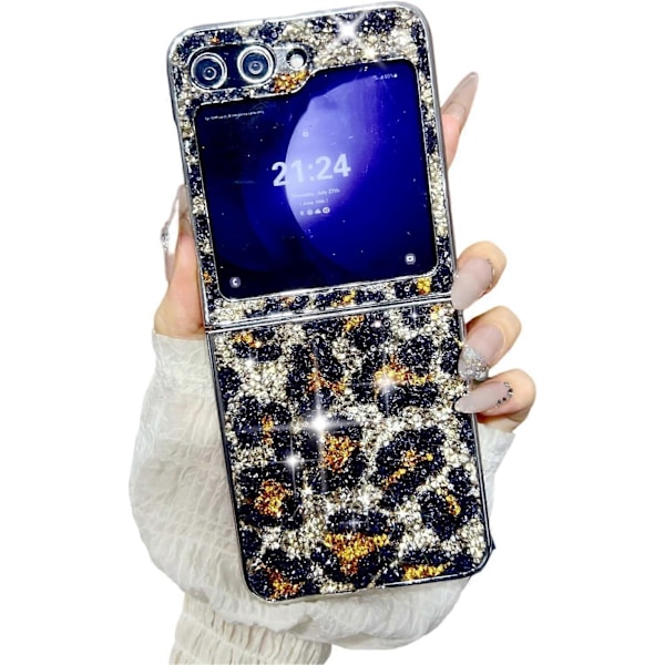 Glitter-kotelo Samsung Galaxy Z Flip 6:lle, ylellinen kimalteleva timantti iskunkestävä pehmeä TPU-suojakotelo Z Flip 6:lle, kulta{GKS} Gold For Galaxy Z Flip 6