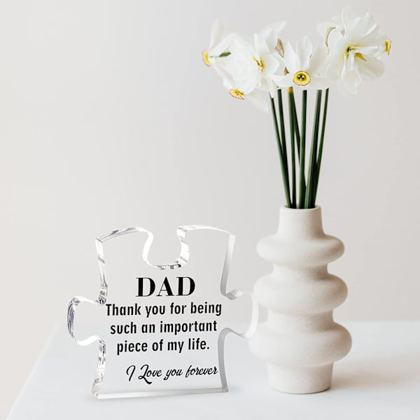 Akrylpusselbricka Present till Pappa som Har Allt, Pappa Presenter Från Dotter, Pappa Presenter till Jul, Pappa Presenter Från Son, Fäder Transparent