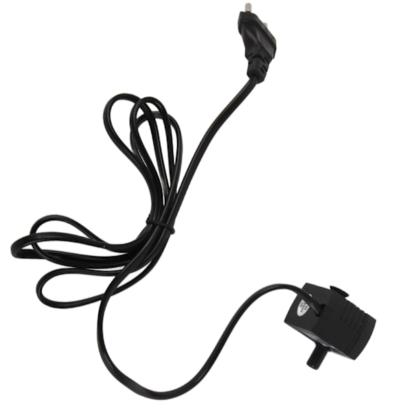 Mini Dränkbar Vattenpump Justerbar Tyst IPX8 Vattentät Fontänpump med Sugkopp för Akvarium EU-kontakt 220-240V