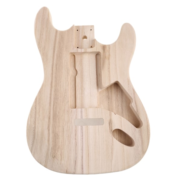 Ubehandlet lønnegitar-kropp, reservedel for elektrisk gitar, tom gitarkropp 1.28 Forehand