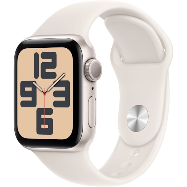 Watch SE 40 mm klokke med stjerneskinn aluminiumkasse og stjerneskinn Sport-reim - S/M.