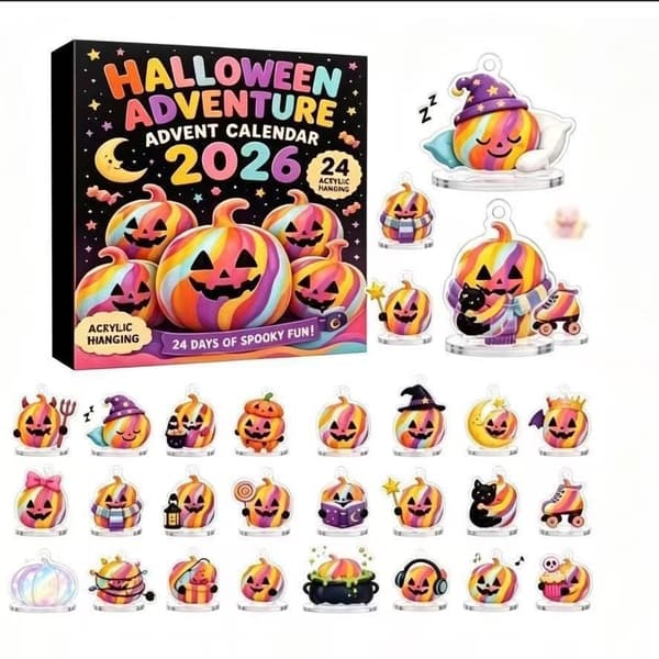 Halloween-spöke adventskalender (F) 3 26*18*3