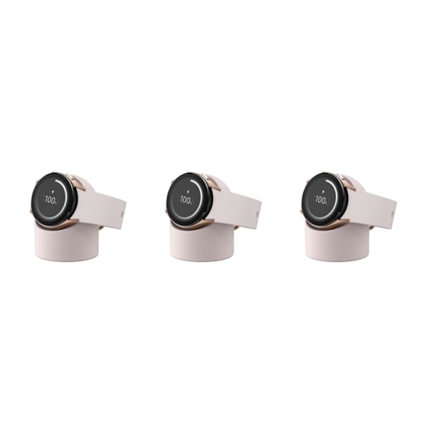 1/2/3/5 Kätevä ja monitoiminen latausteline kellolle, vaaleanpunertavan harmaa [GKS] pale pinkish grey 3PCS