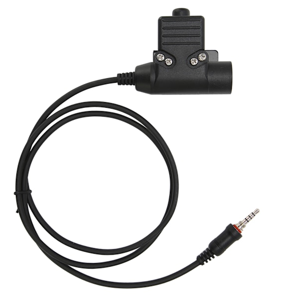 Walkie Talkie Headset Adapter Trycktyp Kompakt Säker Anslutning för Yaesu Vertex VX-6R VX-7R VX-6E VX-7E