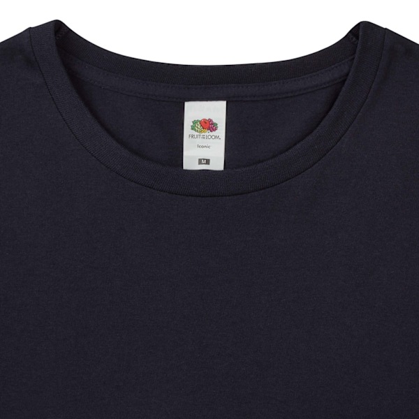 Fruit Of The Loom Herre Iconic 150 Langærmet T-skjorte S Dyp Blå Deep Navy S