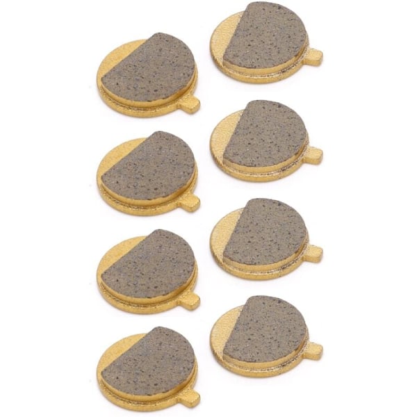 4 Pairs Electric Scooter Disc Brake Pads Copper Base Round Brake Pads Replacement for Mountain Bike Braking