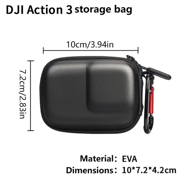 Mini EVA Case Skyddsväska för Dji Action Accessoarer