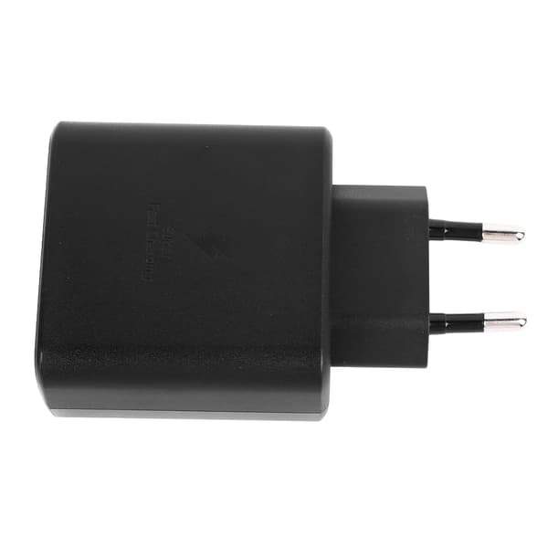 Opladerhoved til Galaxy S22 PD 45W Telefon Hurtigoplader Adapterblok til Android-enheder EU-stik 100 til 240V Sort