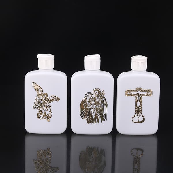 100 ml helligvannsflasker med skrukork i plast A