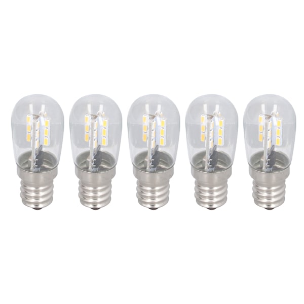 10 stk. LED E12 Lys Kilde Glas Lille Loftspære 500LM Wal