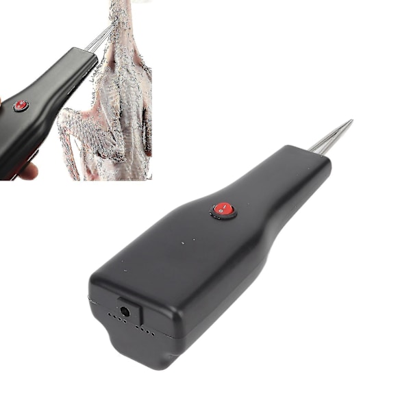 Elektrisk Fjäderplockare för Fjäderfä, Handhållen, Portabel, Automatisk, Kort Plockningsverktyg 100-240V EU-kontakt