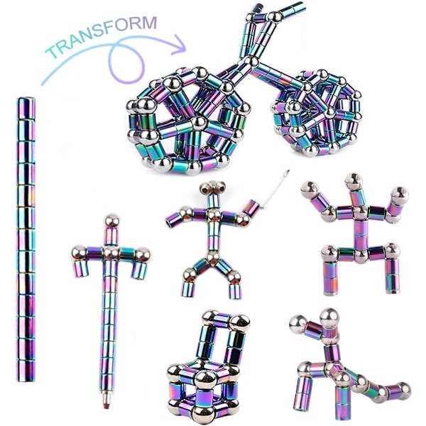 Magnetisk Fidget-penna, Multifunktionell Avkopplande Magnet Skrivleksakspenna