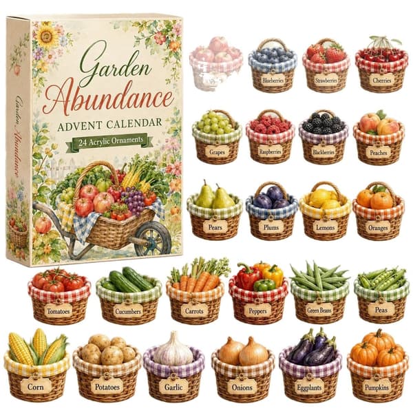 Adventskalender med höstsmaker 2026 - Blind Box-kalender Seaside mini cakes
