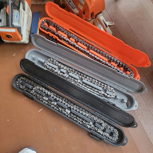 Kædelås Motorsav Kæde Opbevaringsboks Sort[GKS] black 50 *10 *6 CM