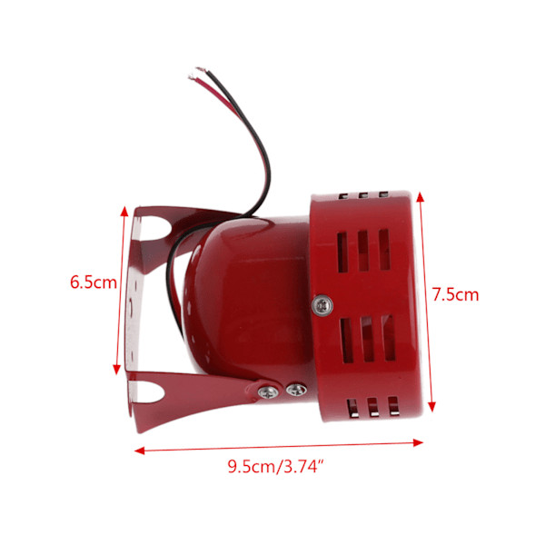 12V Universal Elektrisk Bil Bil Lastbil Motorcykel Drevet til Raid Sirene Horn Alarm Høj Ultra Kompakt Sikkerhed Redning 50