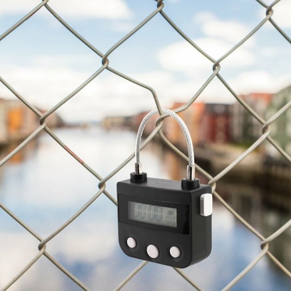 Elektroniskt tidslås, hushållslås, tillfälligt lås, elektroniskt nedräkningslås
