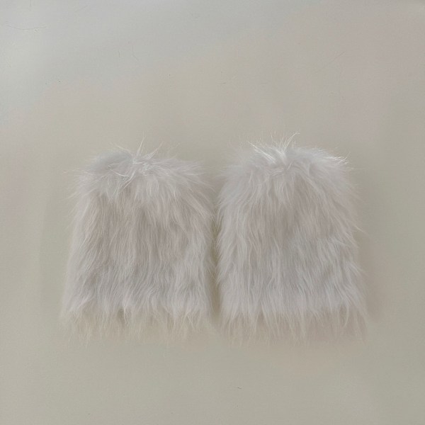 Dame Benvarmere i Kunstig Pels, Vinter Korte Støvlettmansjetter, Overtrekk, Ermer (25 cm)