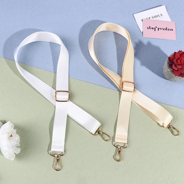 Väskrem för axelhandväskor Nylon Axelhandväska Väskaccessoar White
