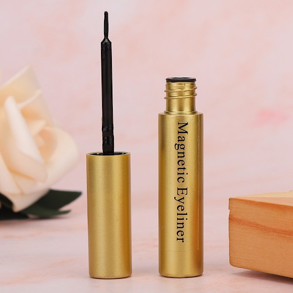 Magneettinen nestemäinen eyeliner, pitkäkestoinen, ei leviä, nestemäinen eyeliner-kynä (Kultainen nestemäinen eyeliner)