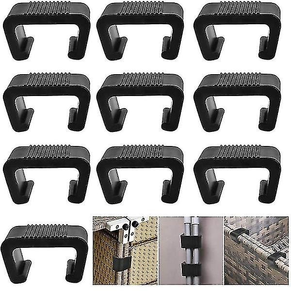 stk. Rattan Møbelklemmer Udendørs Møbler Terrasseklemme Terrasse Fur【GKS】