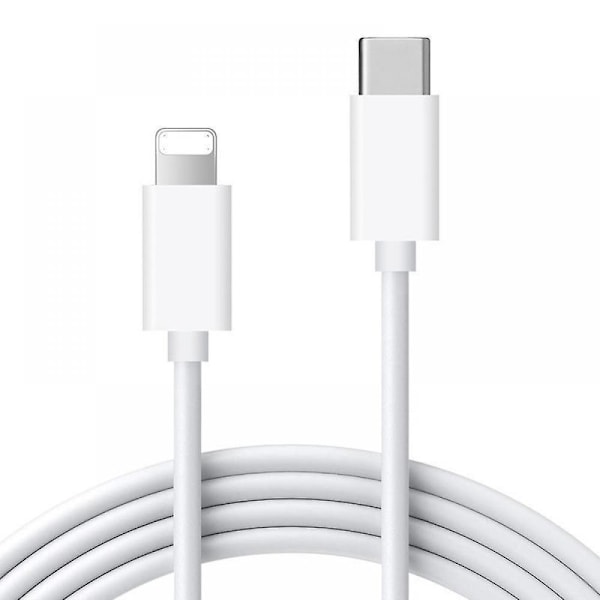 Opladerkabel til iPhone 14/13/12/11/ Pro - Ekstra Langt Lightning Opladerkabel med 2-Pak, Forstærkede Stresspunkter til Udendørs Eventyr (3ft)