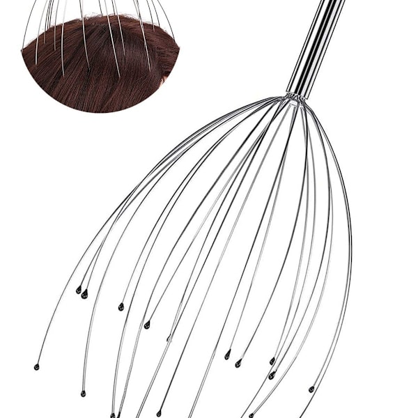 Hovedmassager med forbedret koncept - hovedskraber med 20 fingre - premium hoved