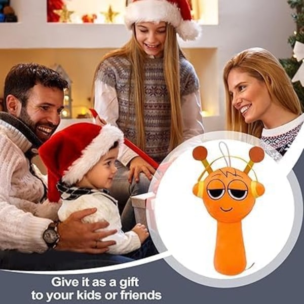 Sprunki Spel Mjukisdjur, Sprunki Leksaker Mjukisdjur, Mjukt Gosedjur Kudde Docka Jul Födelsedagspresenter för Vuxna Barn (Orange)