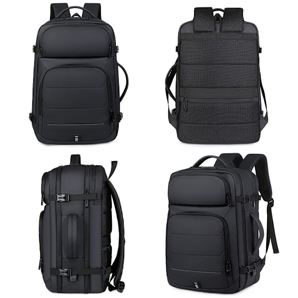 Kabinväska Ryggsäck 45x36x20 easyJet Expanderbar Resväska USB-Port Nylon Laptopväska 17 Tum Vattentät Resväska Easyjet Flygplanskabin