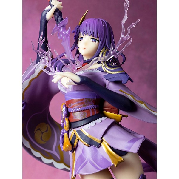 28cm Genshin Impact Beelzebul Anime Figur Raiden Shogun Gk Action Figur Pvc Staty Modell Dukke Dekorasjon Julleker Gave 28cm Beelzebul 28cm Beelzebul NO box