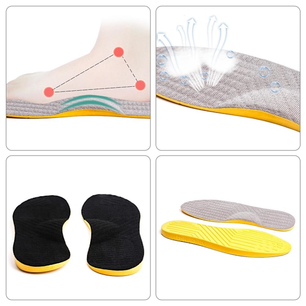 Supinationsulor för översupination och högt fotvalvsstöd【GKS】 grey5 41-42