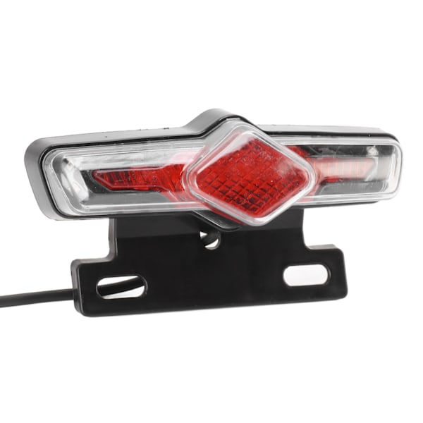 36V-60V Elektrisk Sykkel Baklys Blinklys To i Ett Varselsignal for Nattsykling 0.2