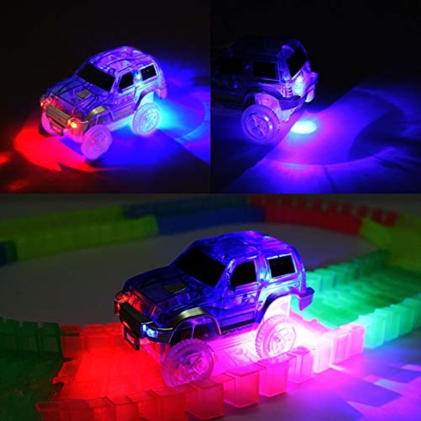 Magic Tracks LED -valaistu autorata 193 Parts + 1 Car