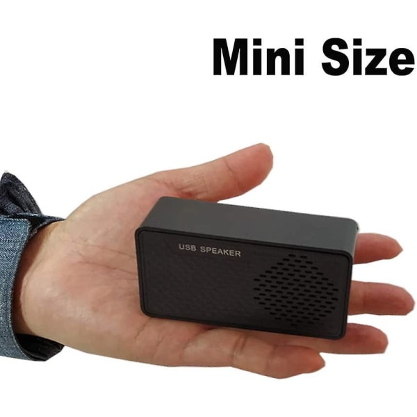Bärbar USB minihögtalare med högvolymstereo
