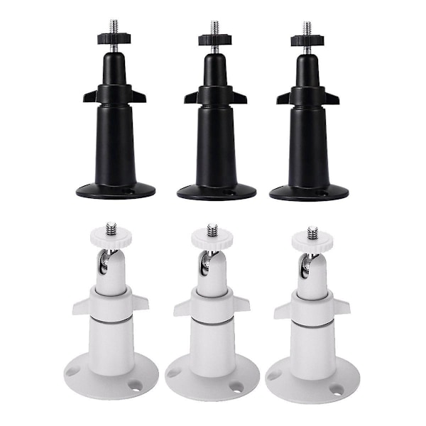 Black 3-Pack Security Wall Mount for Arlo Camera Adjustable Indoor Outdoor