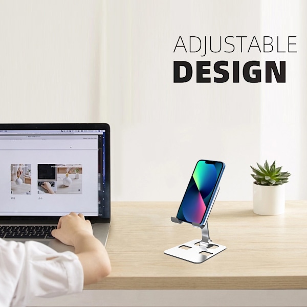 Tabletställ för skrivbord, stabilt tabletställ, hopfällbart och