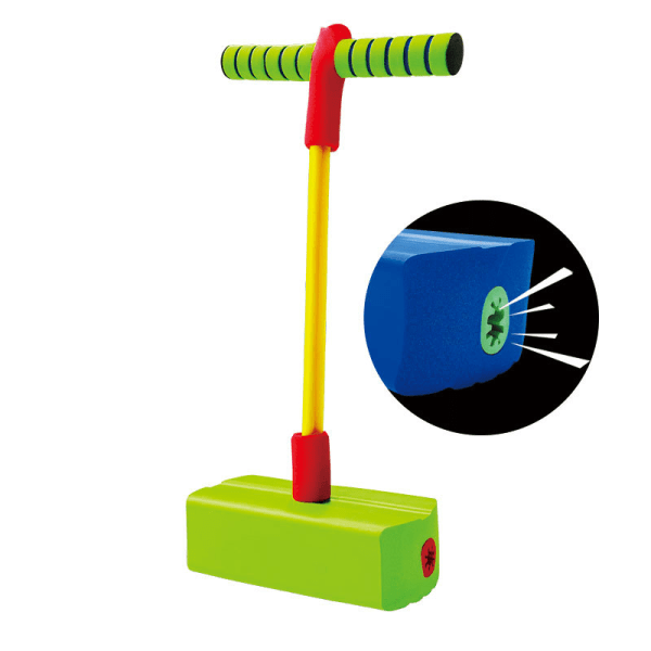 HHL Foam Pogo Jumper för barn Rolig och säker Pogo Stick för småbarn, slitstark skum och bungee jumper för åldrarna 3 och uppåt, stöder upp till 250lbs