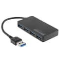 USB 3.0 hub med 4x USB-porte (højhastighed) - Op til 5 Gbps