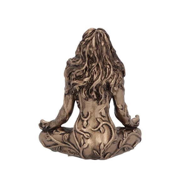 Moder Jord Statue Mini Gaia Fe Dekorativ Buddha Statue De 1PC