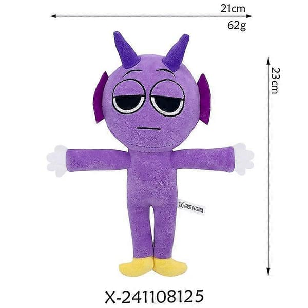 Sprunki Plyschleksak Sprunki Gosedjur Stoppad Speldocka Barn Julklappar _a Style48 (23cm)