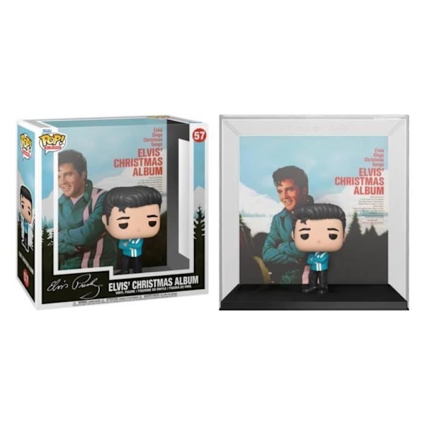 Vinylfigur - FUNKO - Elvis Presley Christmas Album Cover 57 - Hvid - Pop! - Blandet