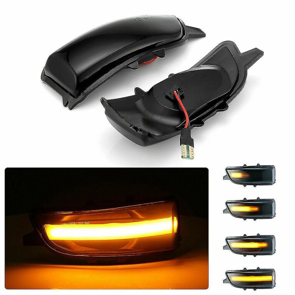 Passar Volvo C30 C70 S40 S60 V40 V50 V70 Ap Dynamisk LED-backspegelindikator