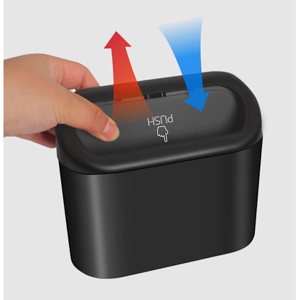 Mini Bil Papperskorg med Lock, Pappersförvaring och Organisation