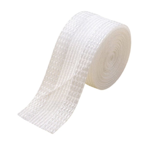Strykvänligt fållband 5 m White