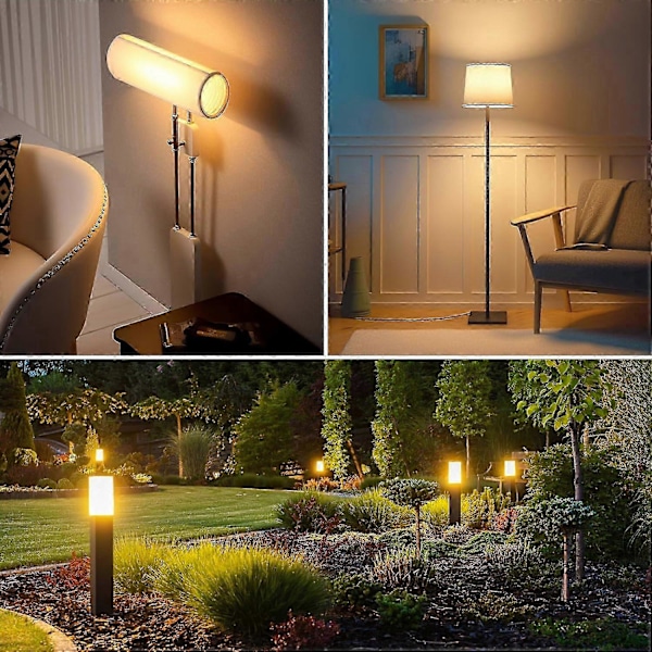6-pakke R7s halogenlampe 118mm 230w dimbar 230v 4650lm 2800k varm hvit energisparende wolfram lineær