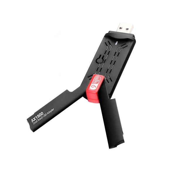 1800Mbps Wifi 6 USB 3.0 Adapter 2.4g 5.8g Wifi6 Dongle Netværkskort Understøtter Win 7 10 11 PC